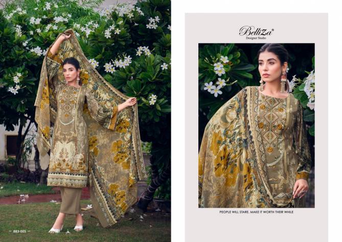 Naira Vol 37 By Belliza Printed Cotton Dress Material Wholesale Shop In Surat
